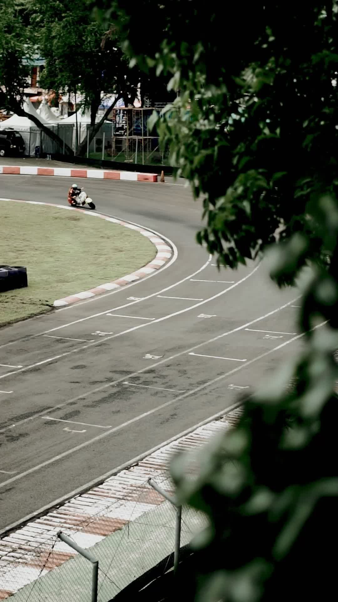 Exciting Scooter Race on Outdoor Track Free Stock Video Footage ...