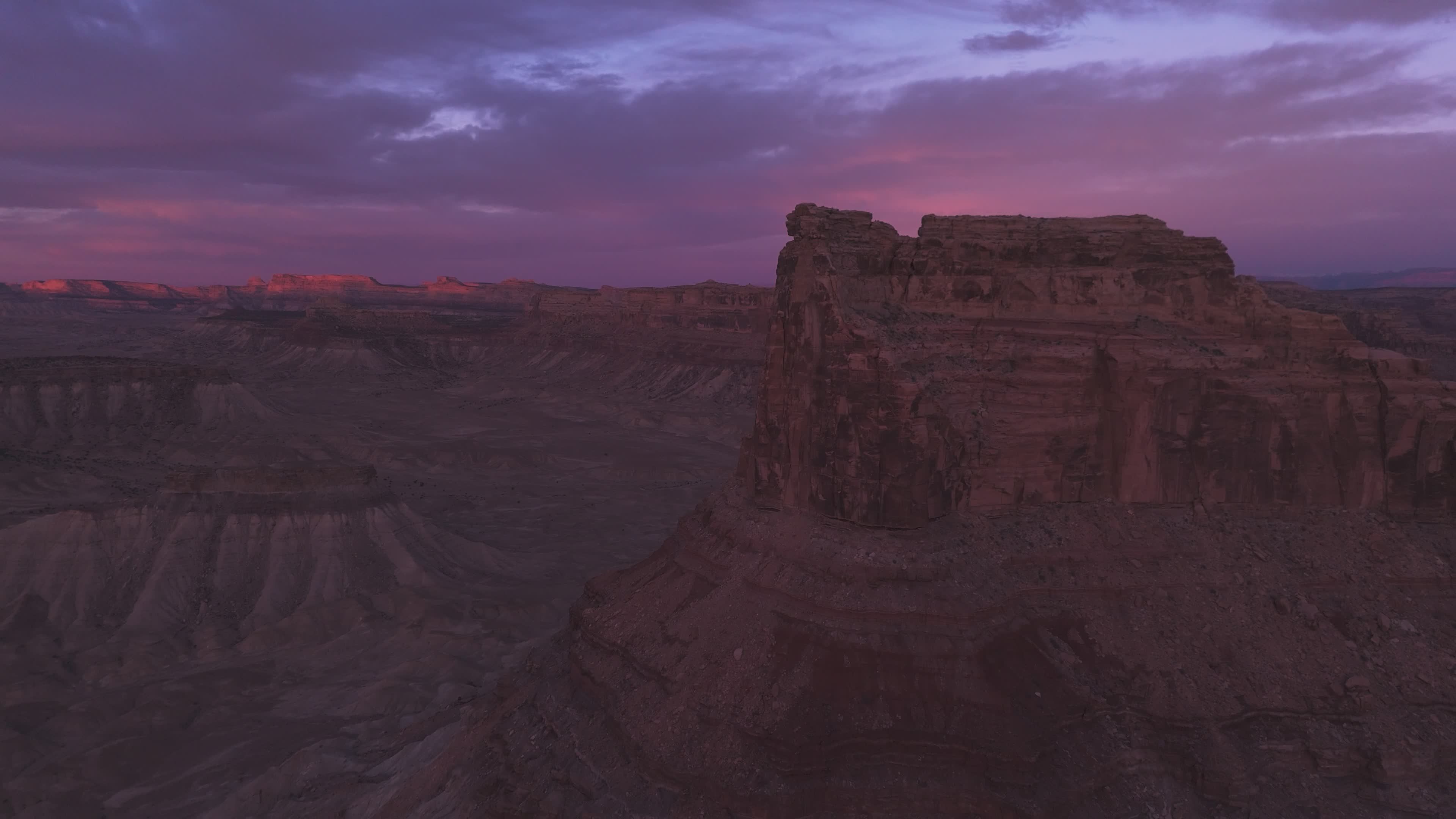 Epic Sunrise Over San Rafael Swell Cliffs Free Stock Video Footage ...