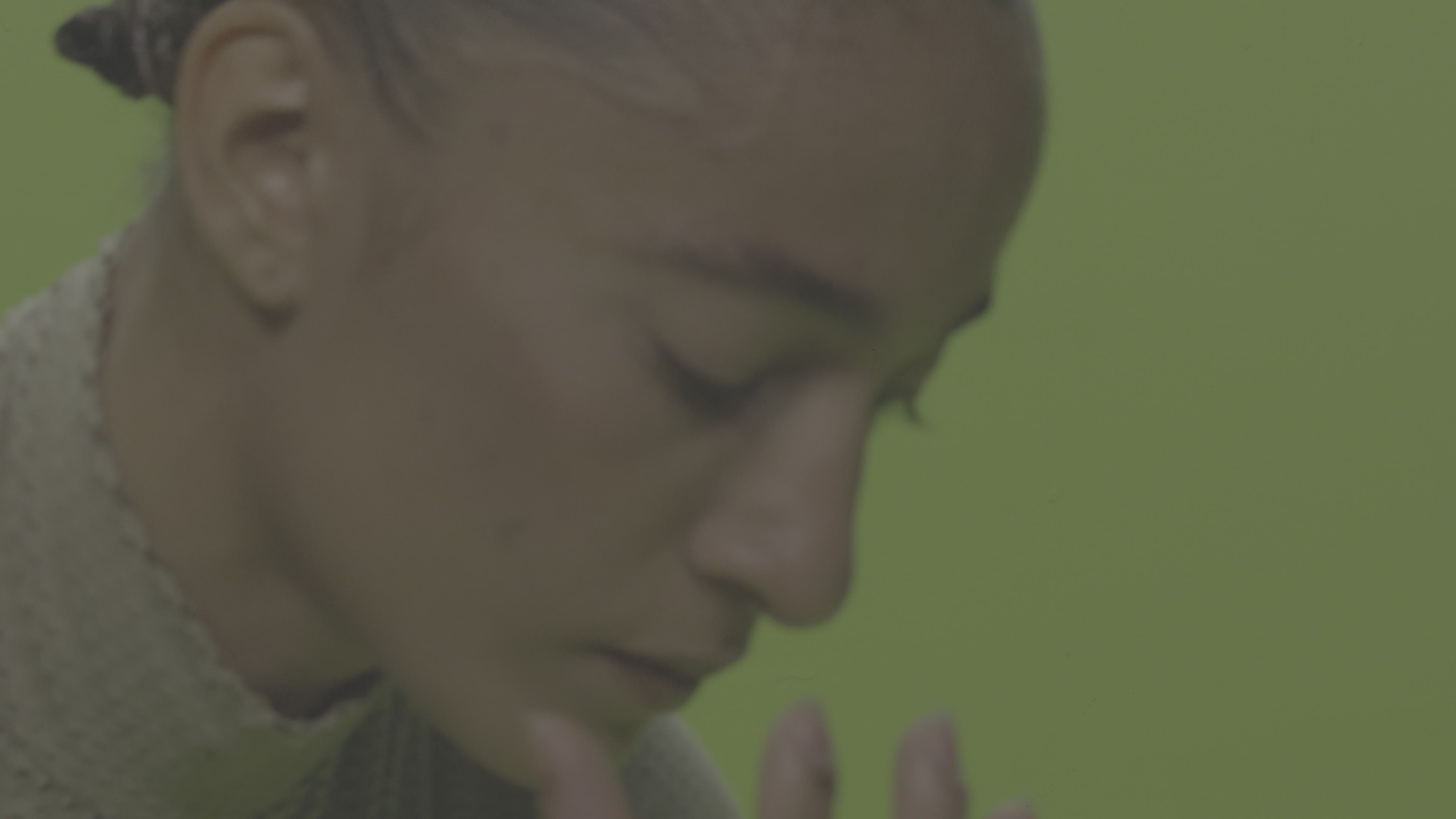 Contemplative Movement Dance on Green Background Free Stock Video ...