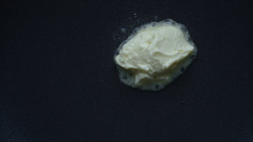 Butter Melting In A Hot Pan