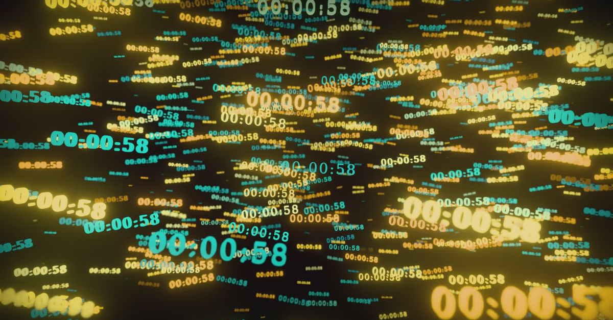 Dynamic Countdown Timer Abstract Background Free Stock Video Footage ...