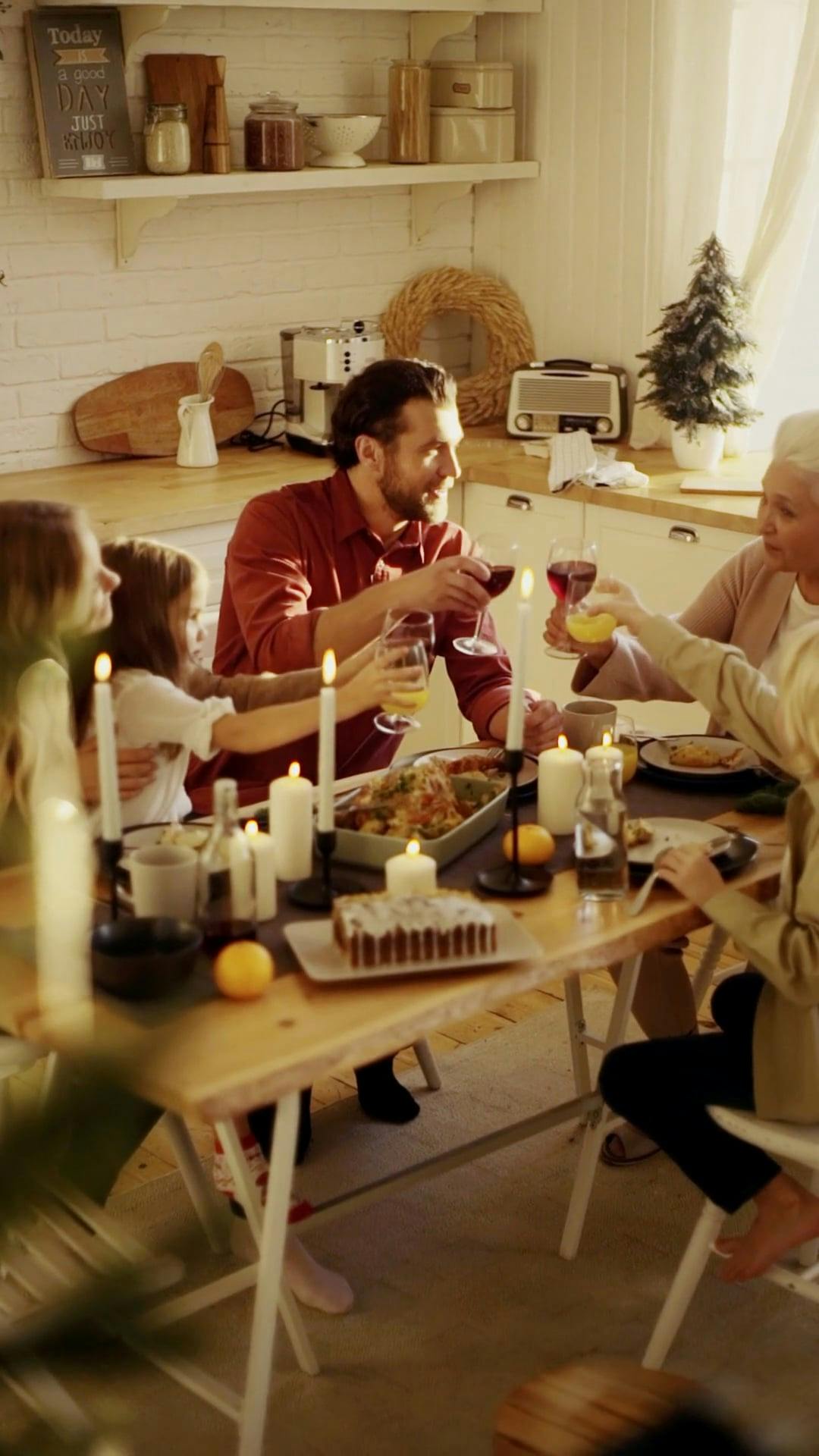 A Family Gathering For A Celebration Free Stock Video Footage, Royalty-Free  4K & HD Video Clip