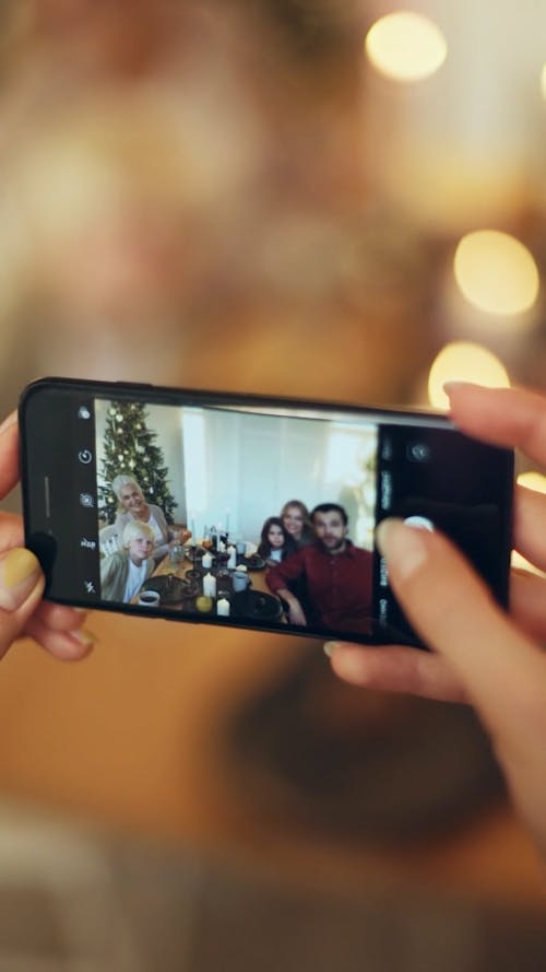 Tomar Una Foto Con Un Teléfono Inteligente