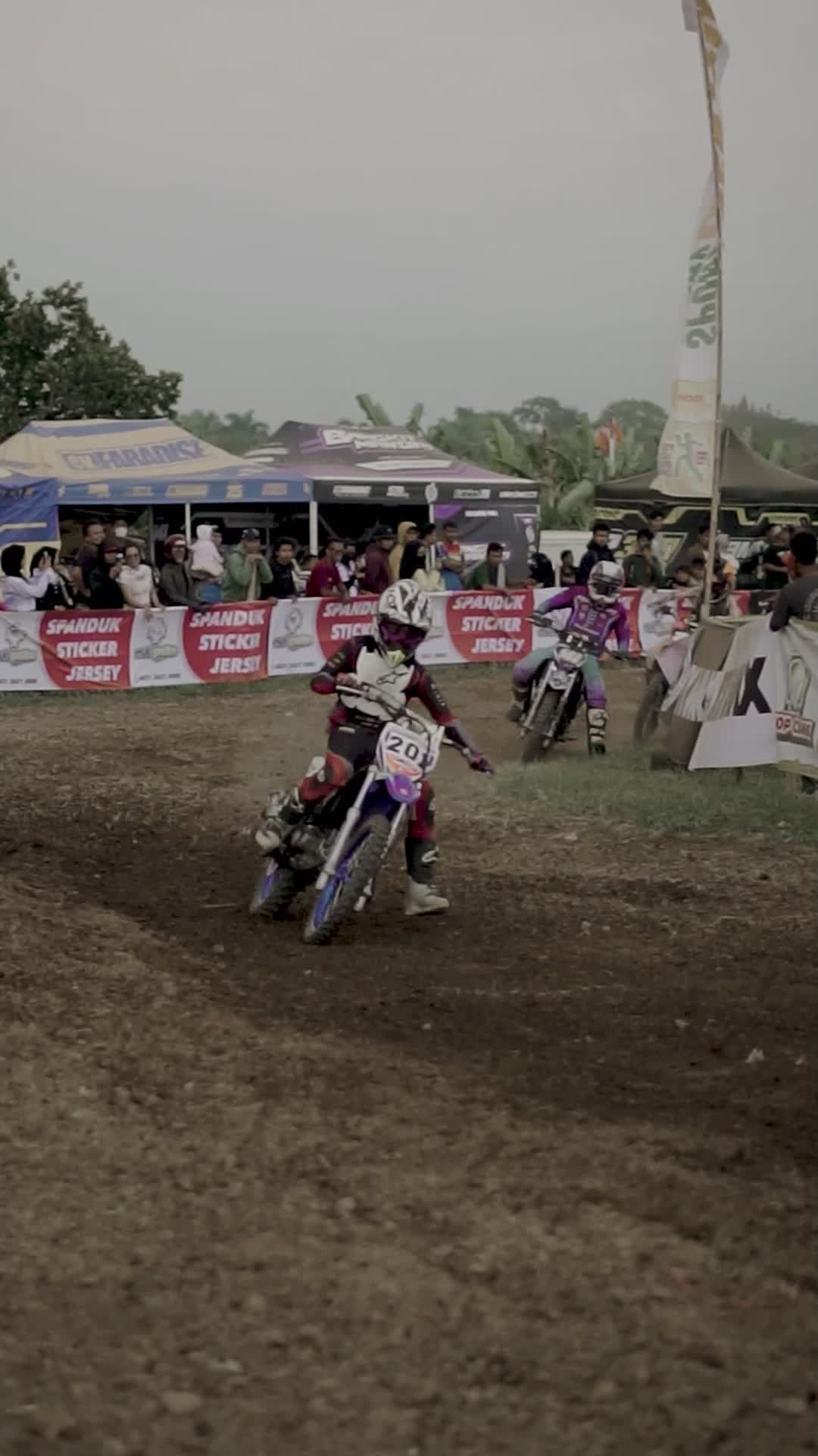 Exciting Offroad Motorbike Race in Jakarta Free Stock Video Footage ...
