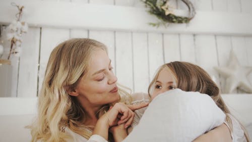 Une Mère Et Sa Fille Des Moments De Liaison