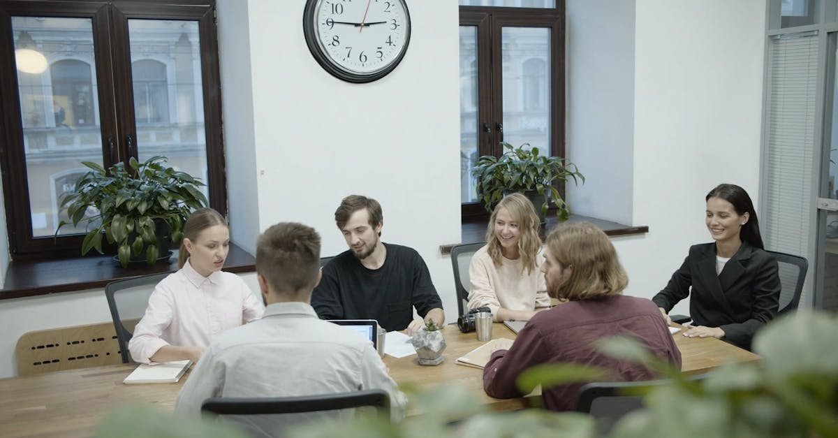 Group Of People In A Business Meeting In A Conference Room · Free Stock Video