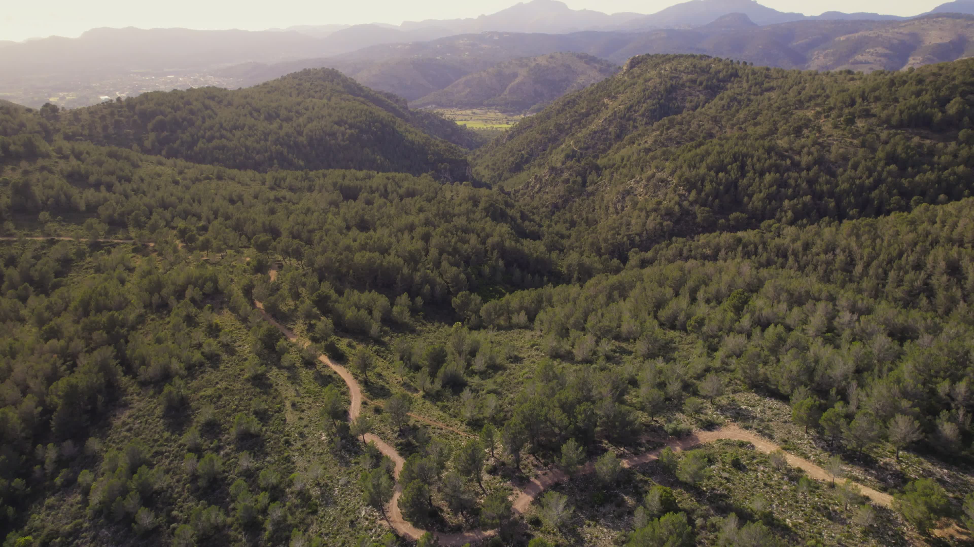 aerial scenic view of mallorca s mountains 32033963
