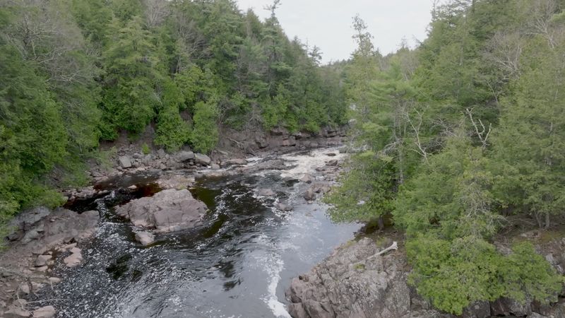 Drone Footage of Waterfalls in a Forest Free Stock Video Footage ...