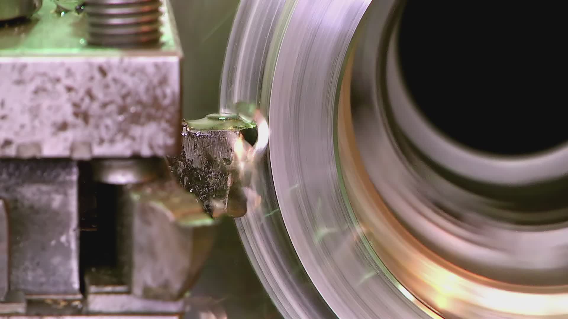Engineering Rotation Machines High Precision Lathe Operation in Workshop Free Stock Video Footage ...