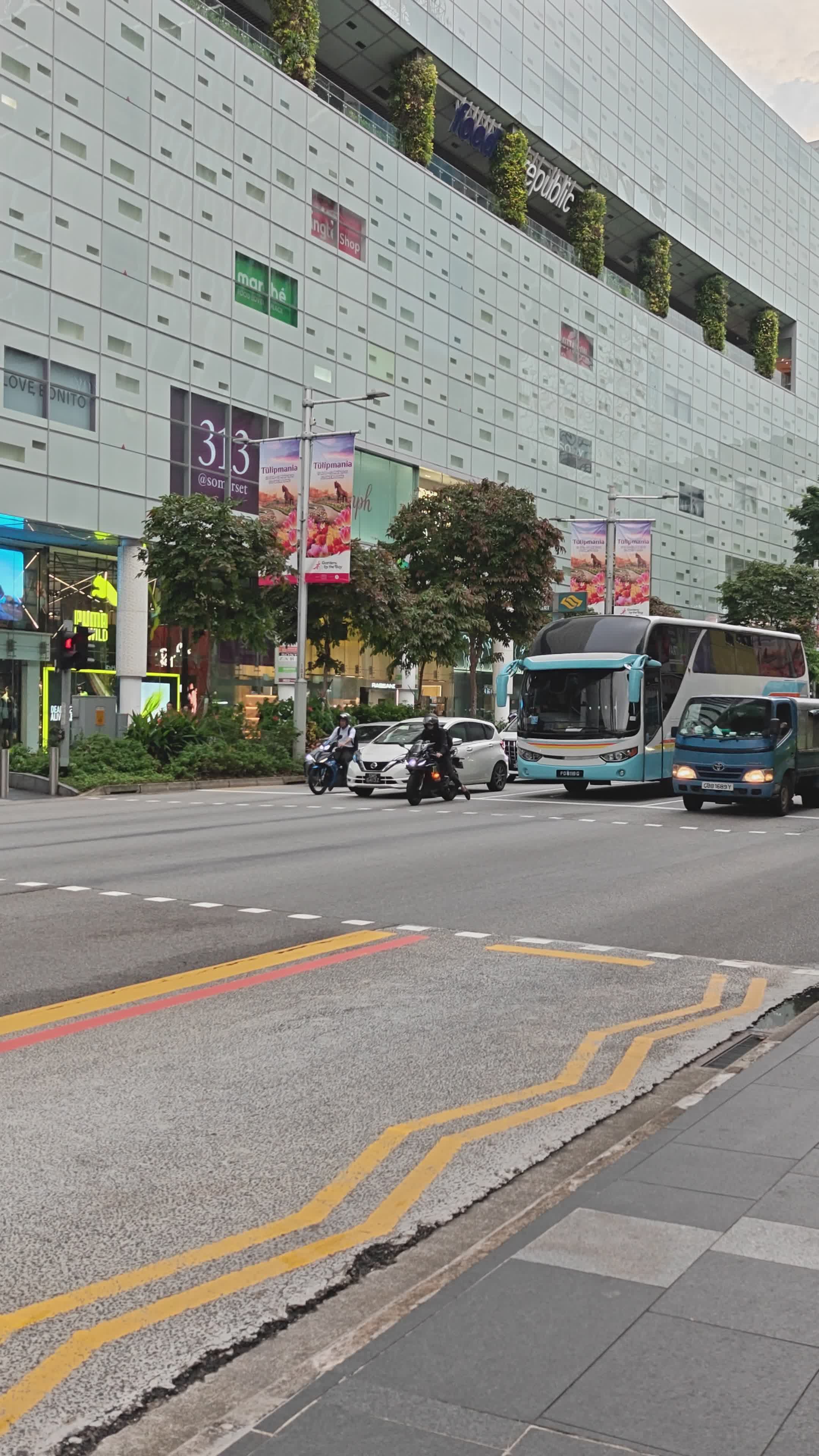 Buses and Traffic on a Busy Urban Street Free Stock Video Footage ...