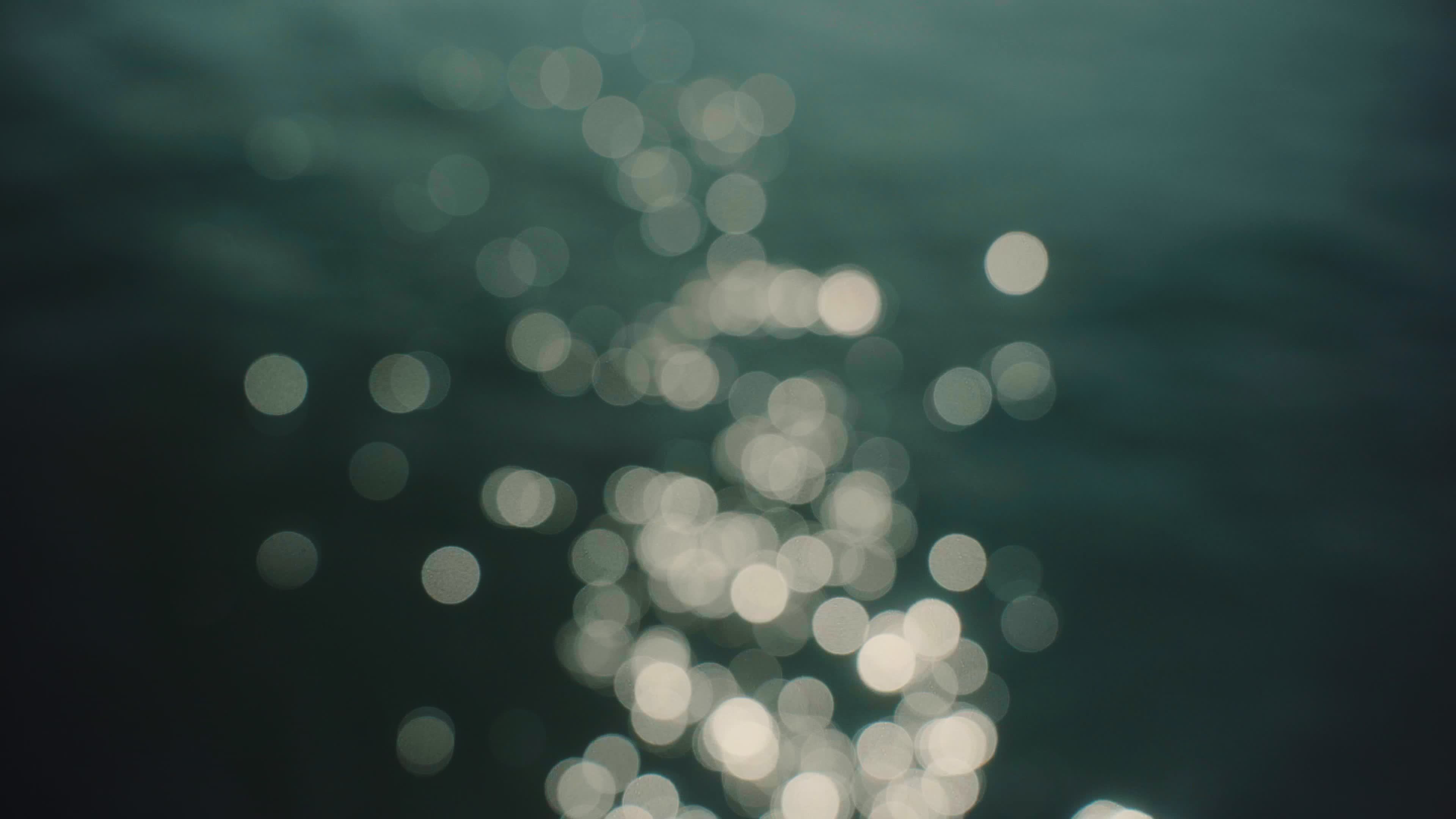 Sparkling Sunlight Reflections on Calm Ocean Water Free Stock Video ...