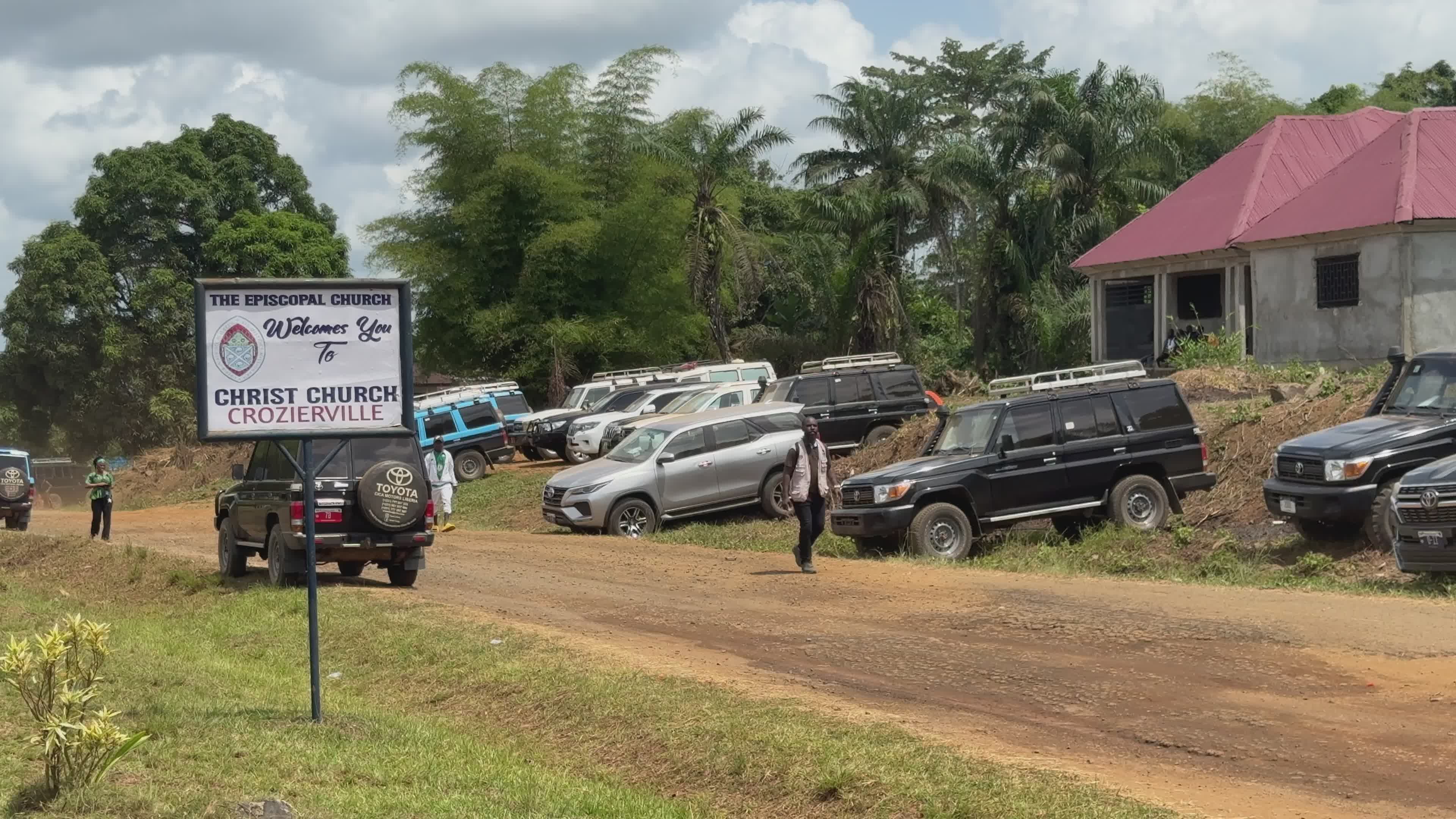 Crozierville Church Gathering in Liberia Free Stock Video Footage ...
