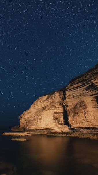 夜空星轨延时免费下载视频素材