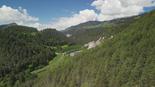 Breathtaking Aerial View of Mountain Valley Free Stock Video Footage ...