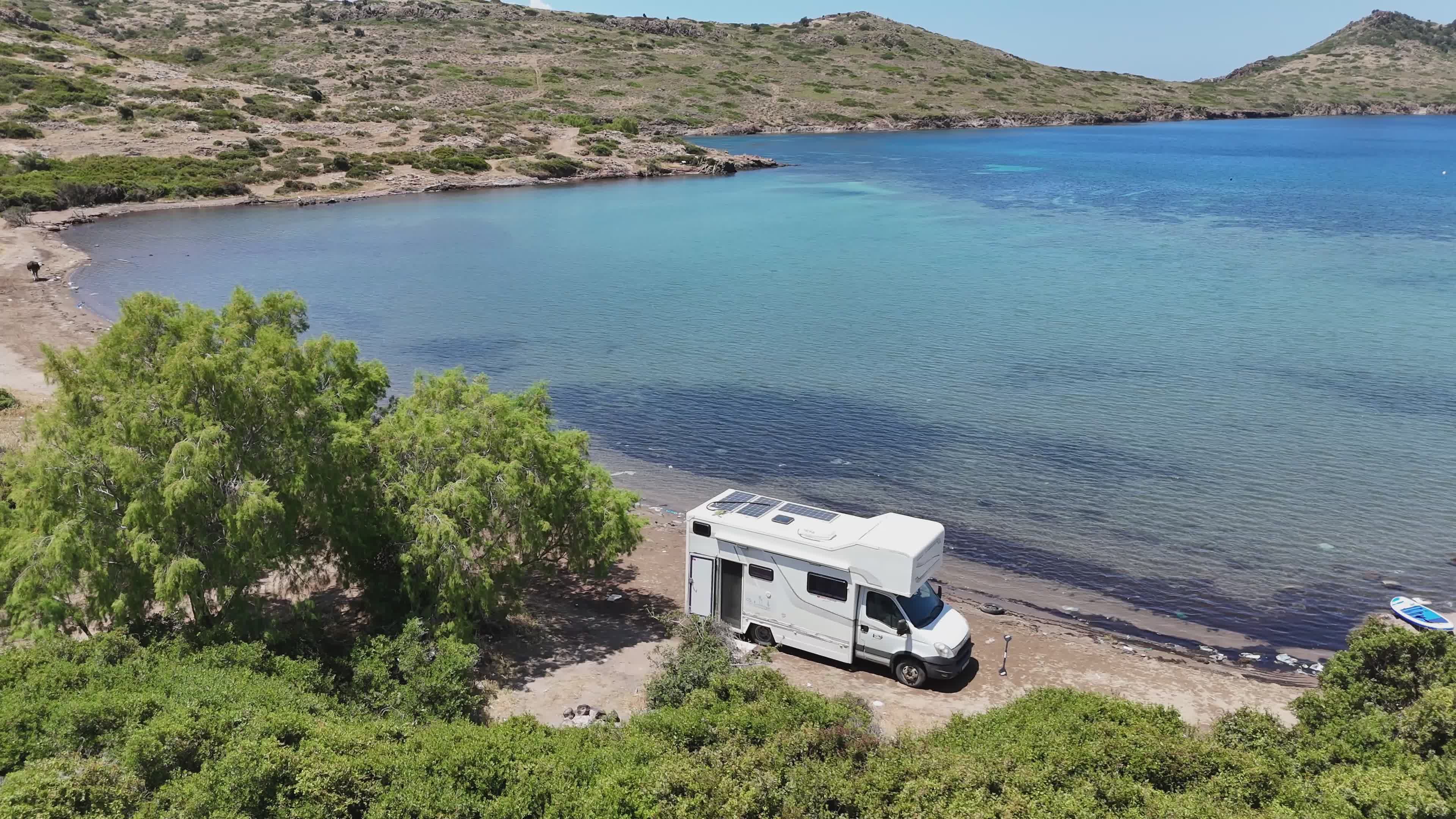Scenic RV Camping by Serene Beachside Free Stock Video Footage, Royalty ...