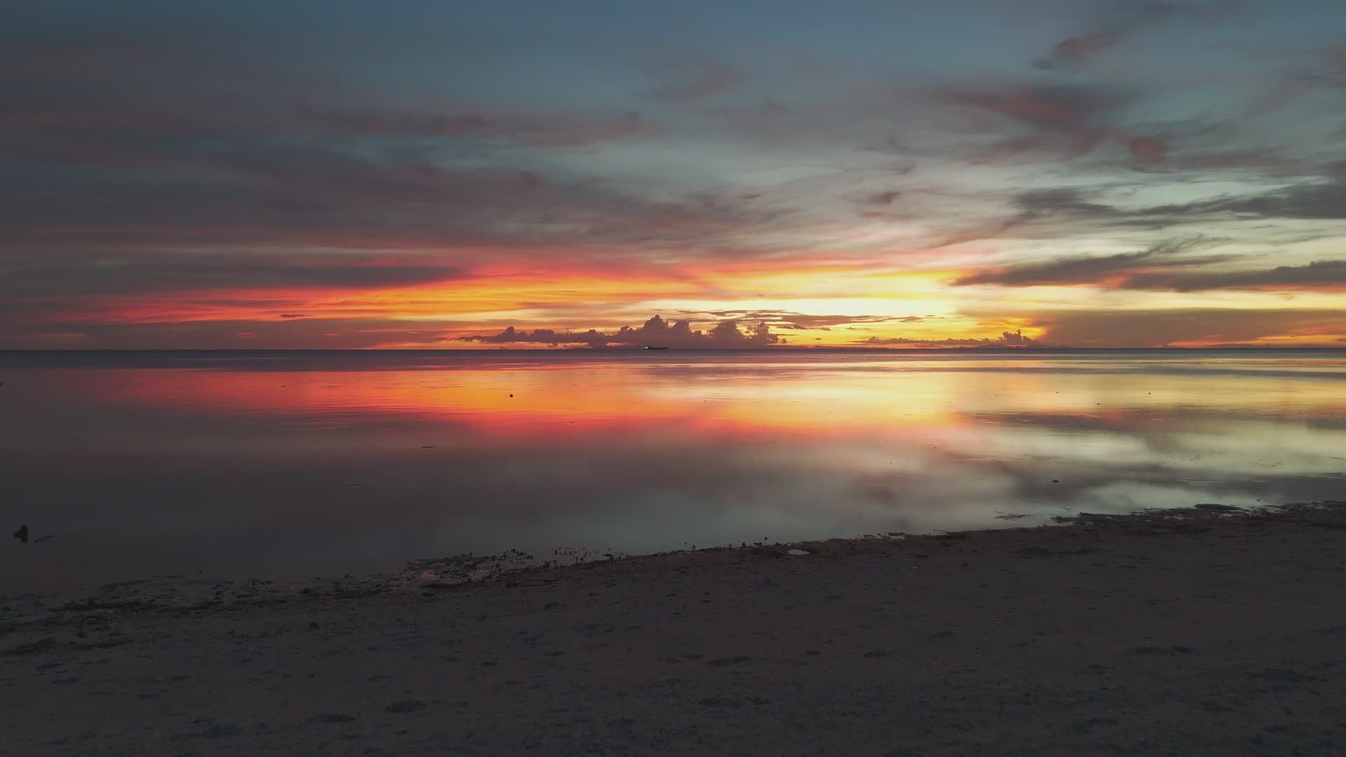 Stunning Sunset Over Calm Ocean Waters Free Stock Video Footage ...
