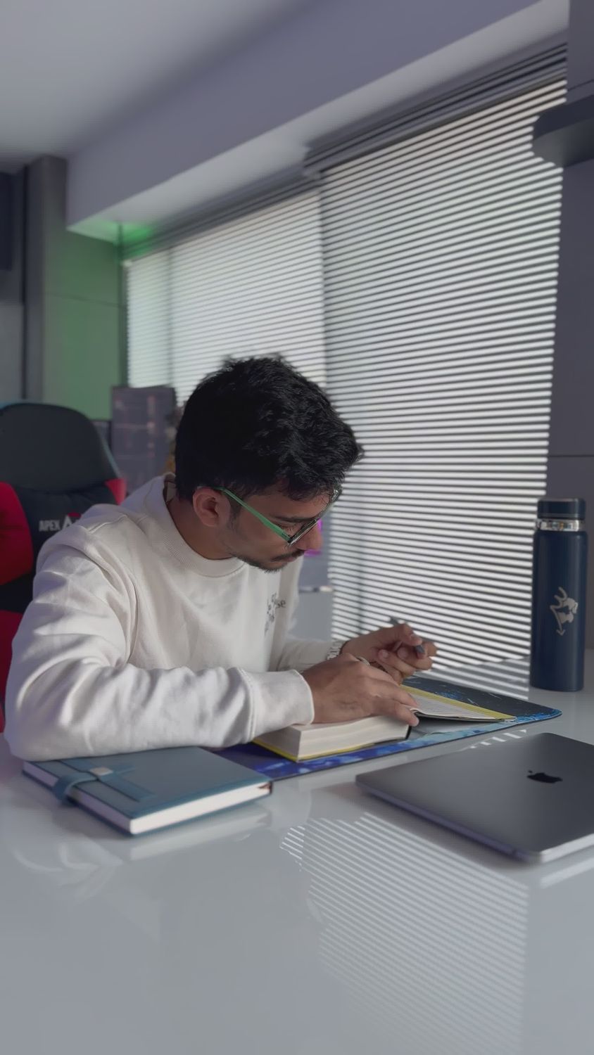 Man Study Hd Focused Man Studying at Modern Desk Free Stock Video Footage, Royalty ...