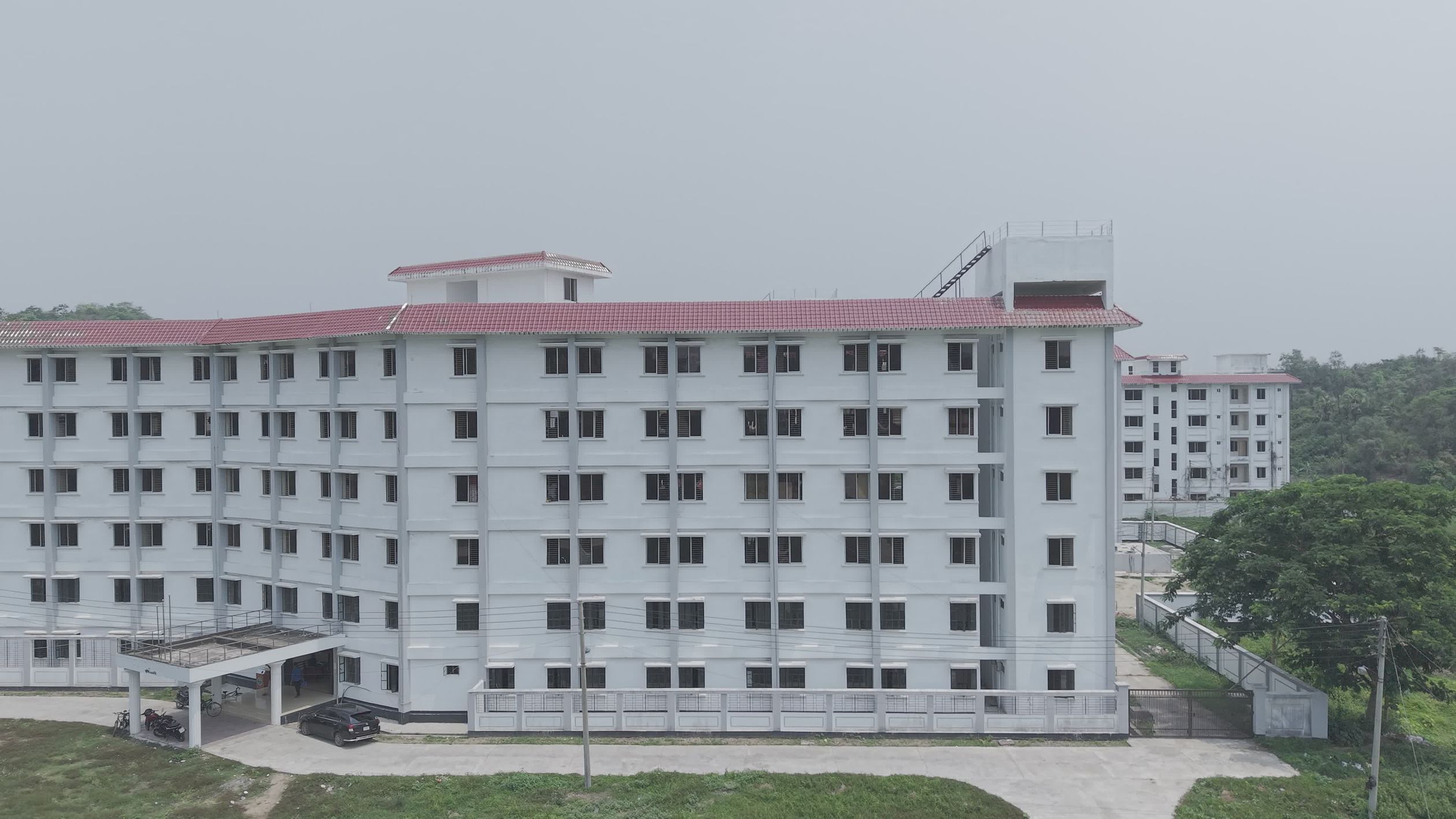 Aerial View of Chittagong University Campus Free Stock Video Footage ...