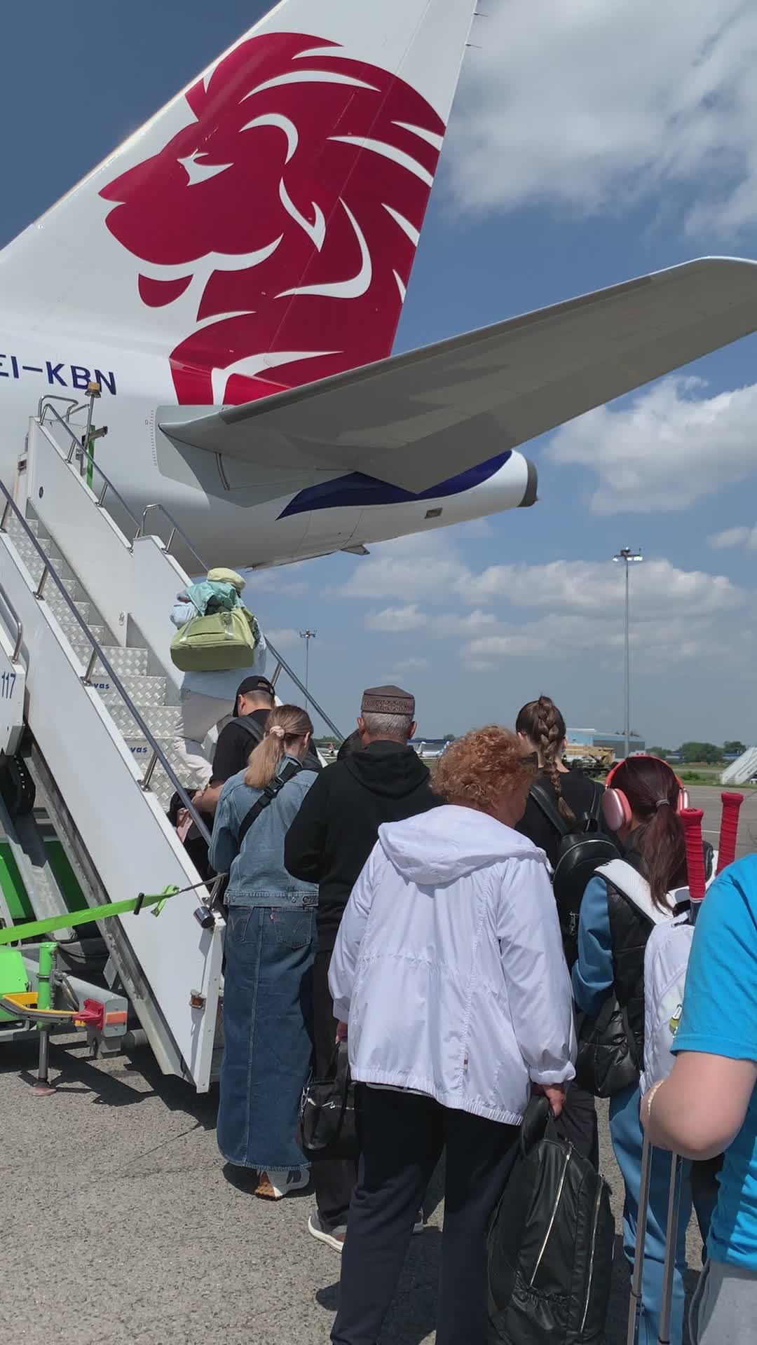 Passengers Boarding with Luggage at Airport Free Stock Video Footage ...