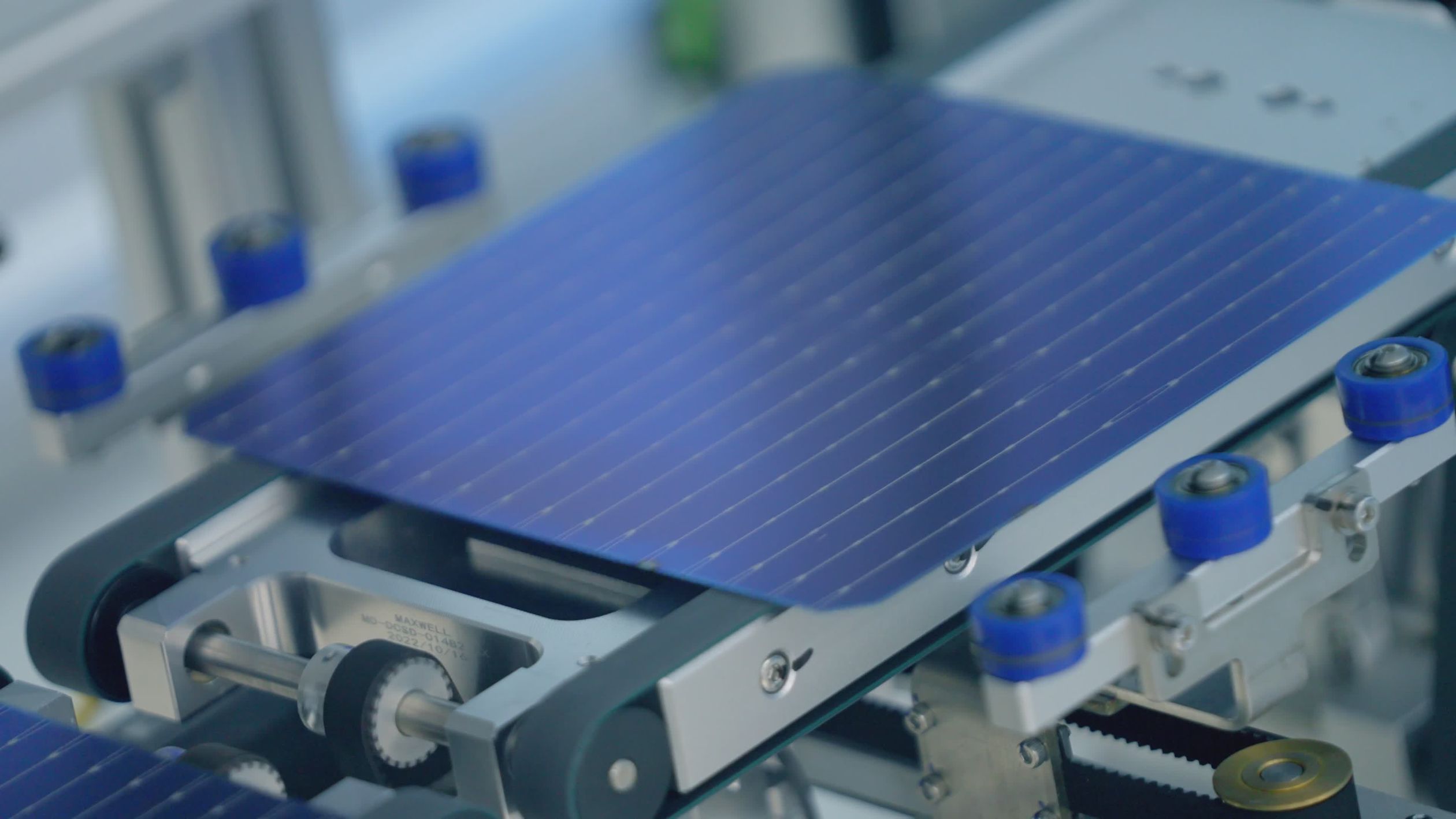 Auto Packing Solar Module Manufacturing Process Solar Panel Manufacturing Process in Factory Free Stock Video Footage ...