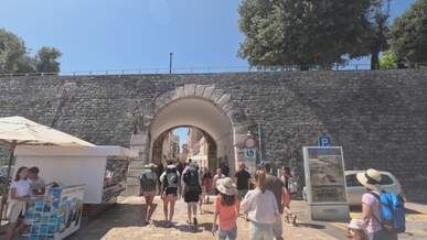 exploring historic zadar s ancient city gate