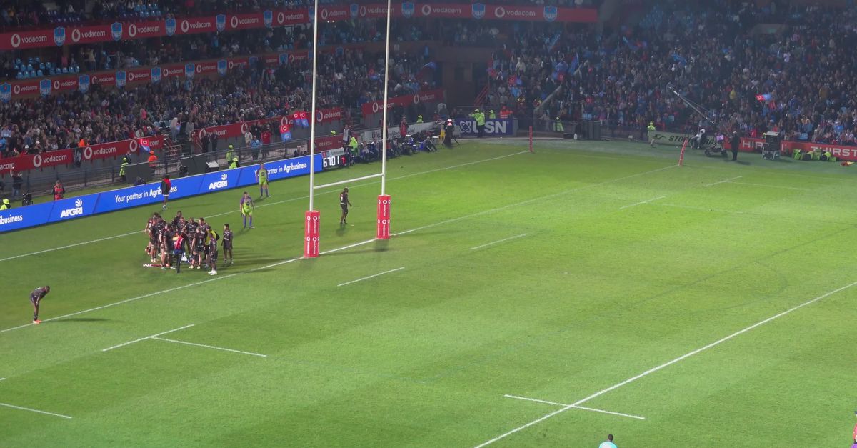 Exciting Rugby Match at a South African Stadium Free Stock Video ...