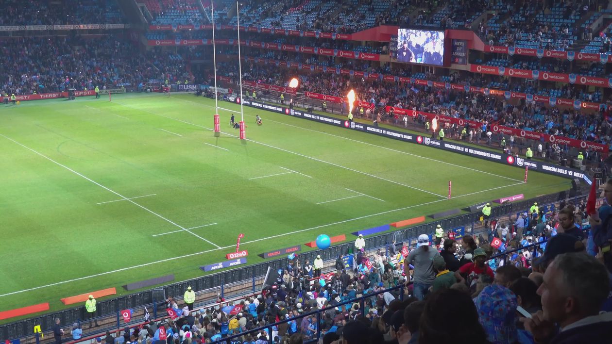 Match Day Rugby Vibrant Rugby Match at Large Stadium Free Stock Video Footage, Royalty ...