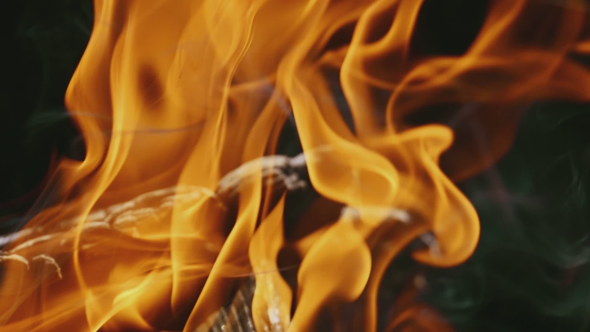 mesmerizing close up of dancing campfire flames 32549181