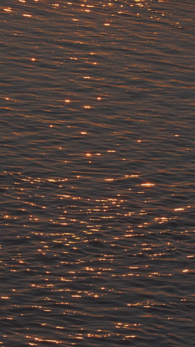Serene Sunset Reflections on Ocean Waves Free Stock Video Footage ...