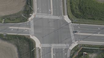 选择路口视频素材