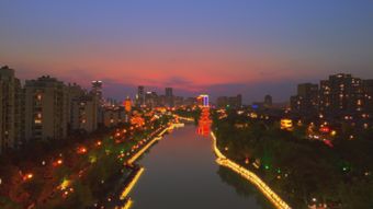 江南夜景视频素材