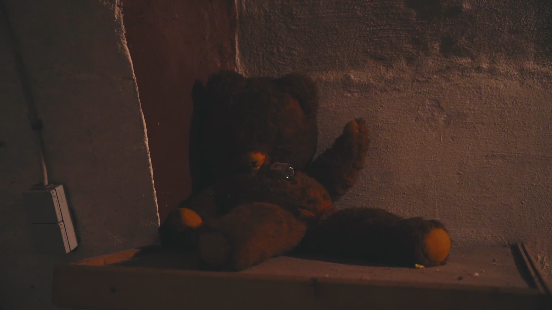 Old Teddy Bear in Dimly Lit Room Free Stock Video Footage, Royalty-Free ...