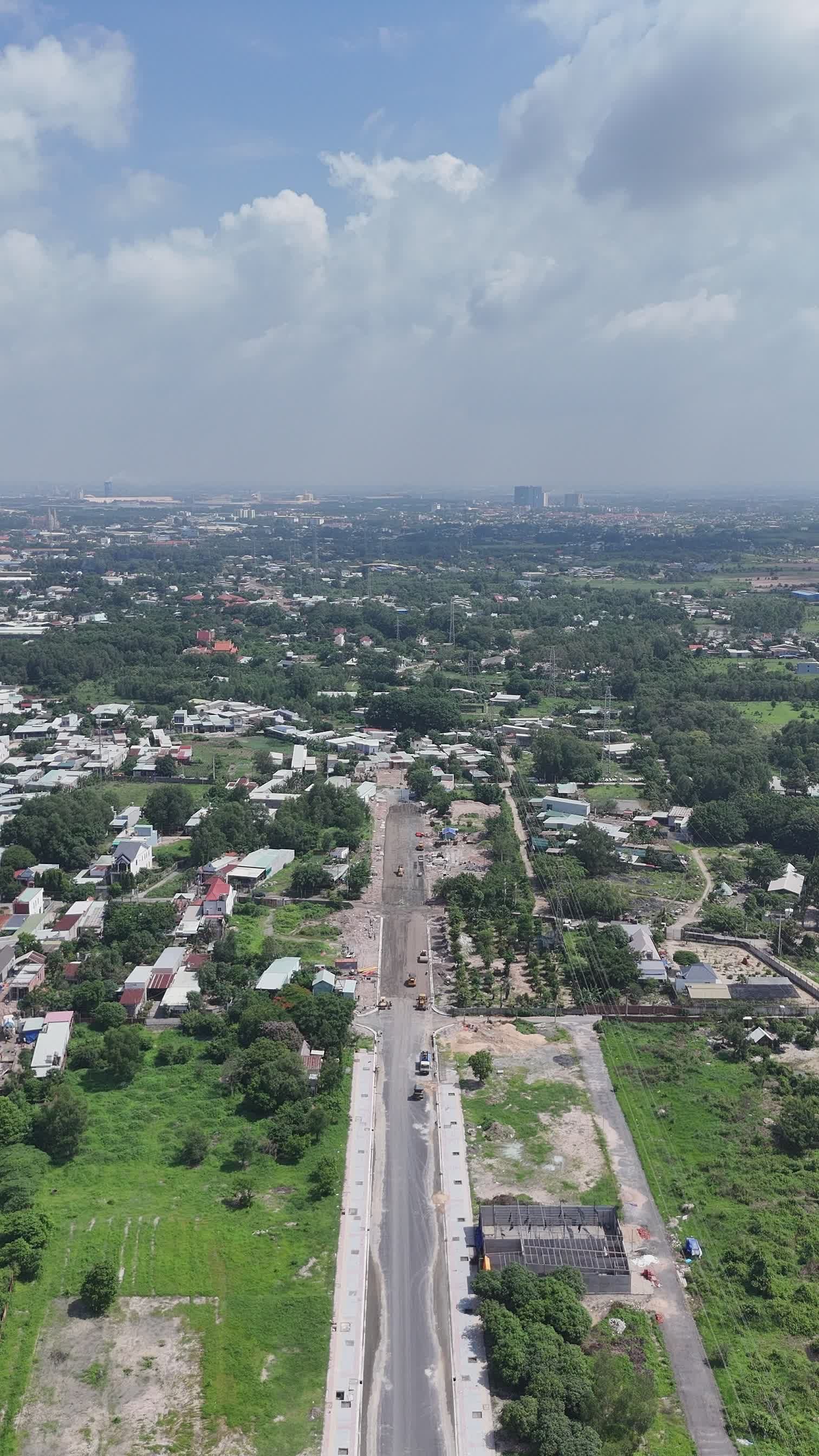 Aerial View of Phú Mỹ City Landscape Free Stock Video Footage, Royalty ...