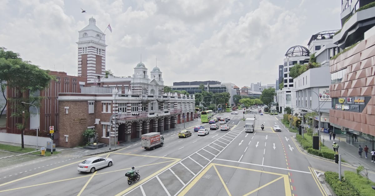 Busy Urban Intersection in Bright Daylight Free Stock Video Footage ...