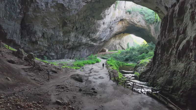 Prohodna Explore the Majestic Prohodna Cave in Bulgaria Free Stock Video Footage ...