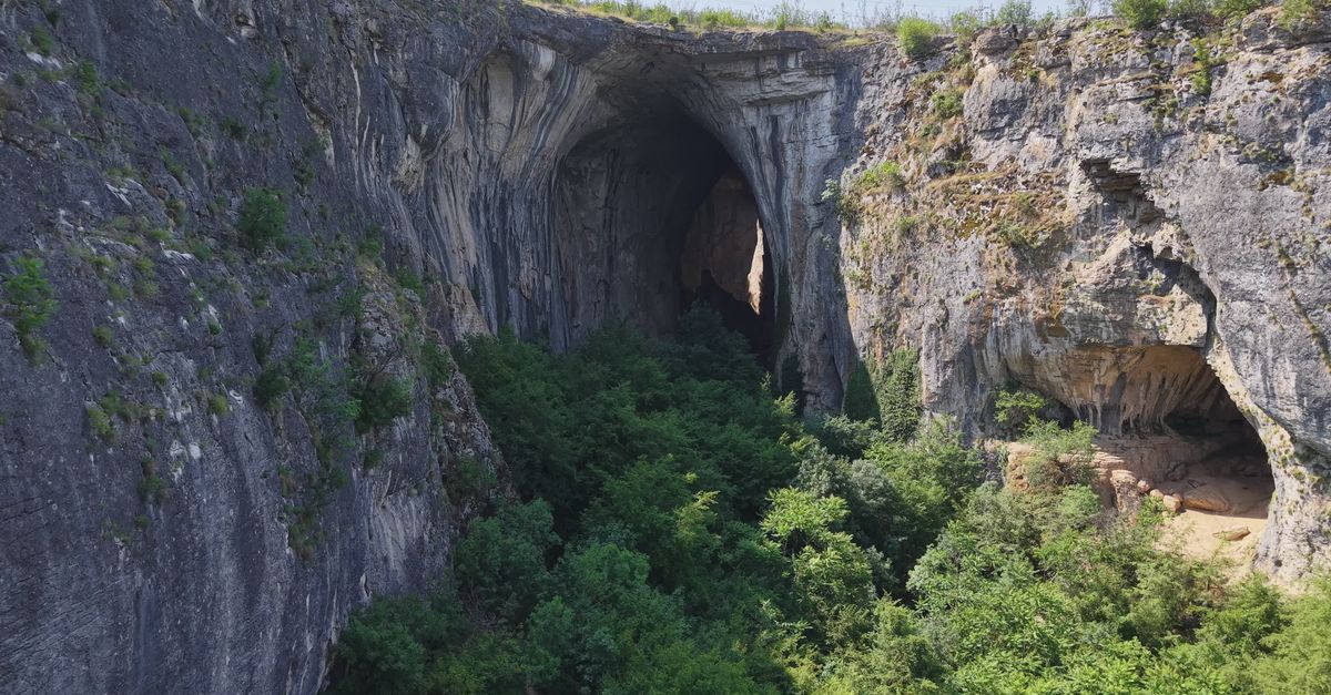 Prohodna Explore the Majestic Prohodna Cave in Bulgaria Free Stock Video Footage ...