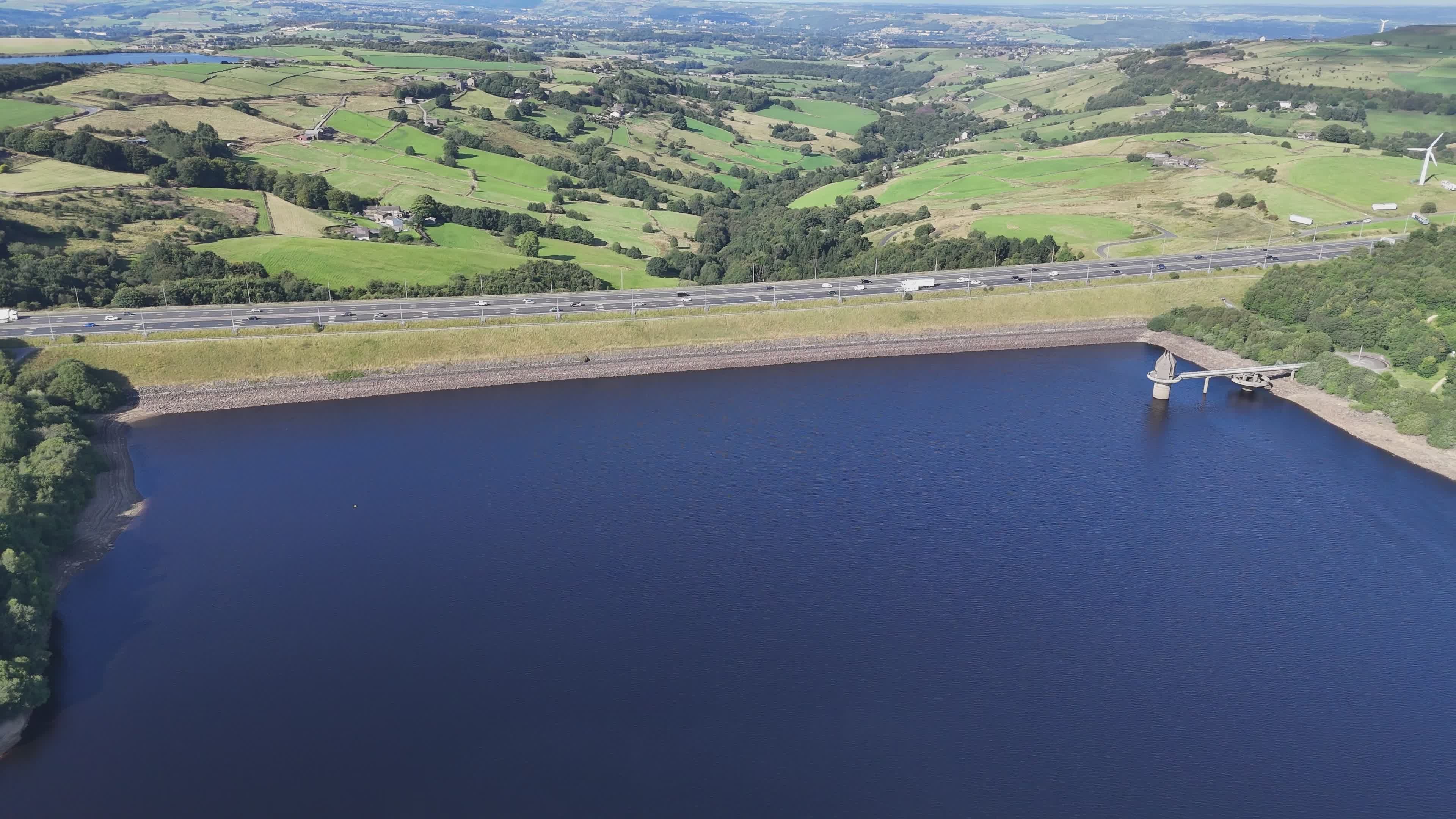 Scenic Aerial View of Lush Green Countryside Free Stock Video Footage ...