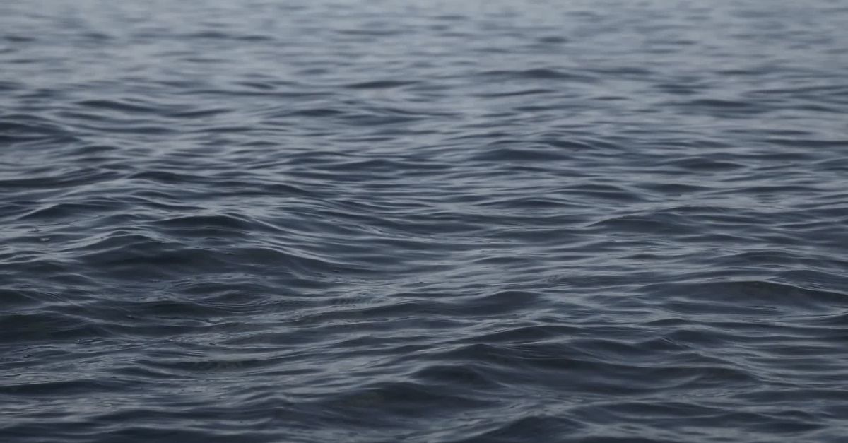 Calming Background Movement Calm Ocean Waves with Tranquil Motion Free Stock Video Footage, Royalty ...