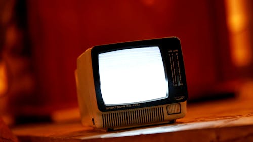 An Old Portable Television