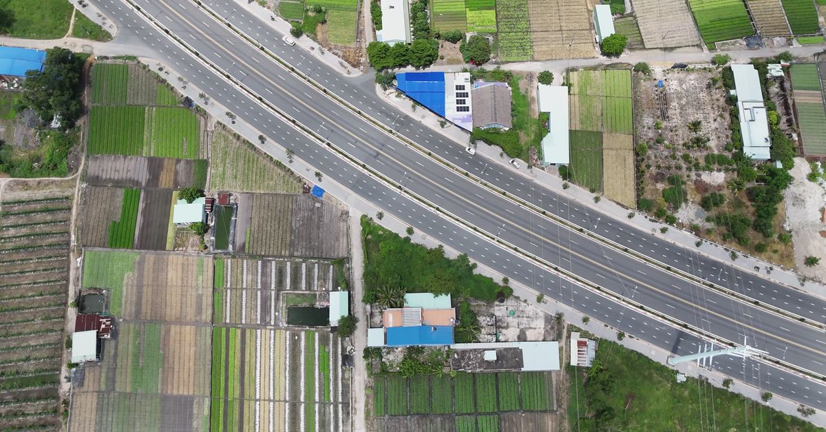 Arial View Rural Intersection Aerial View of Farmland and Road Intersection Free Stock Video Footage ...