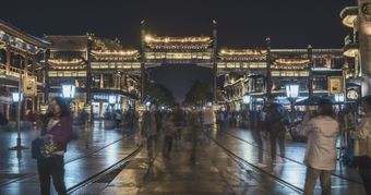 江南夜景视频素材