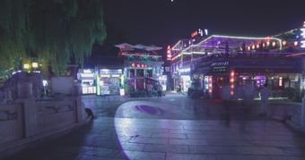 日常烟火夜市高清视频视频素材