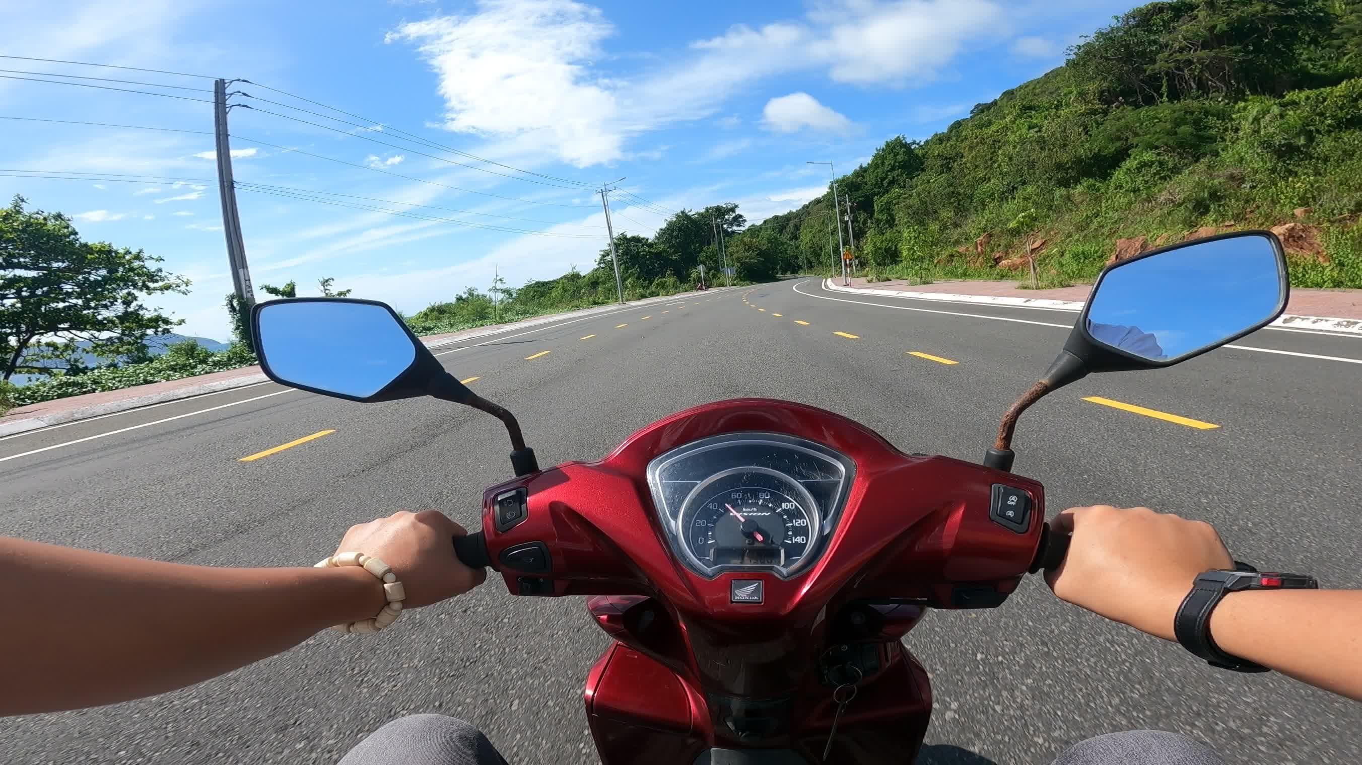 Motorbike Ride Through Scenic Countryside Free Stock Video Footage ...