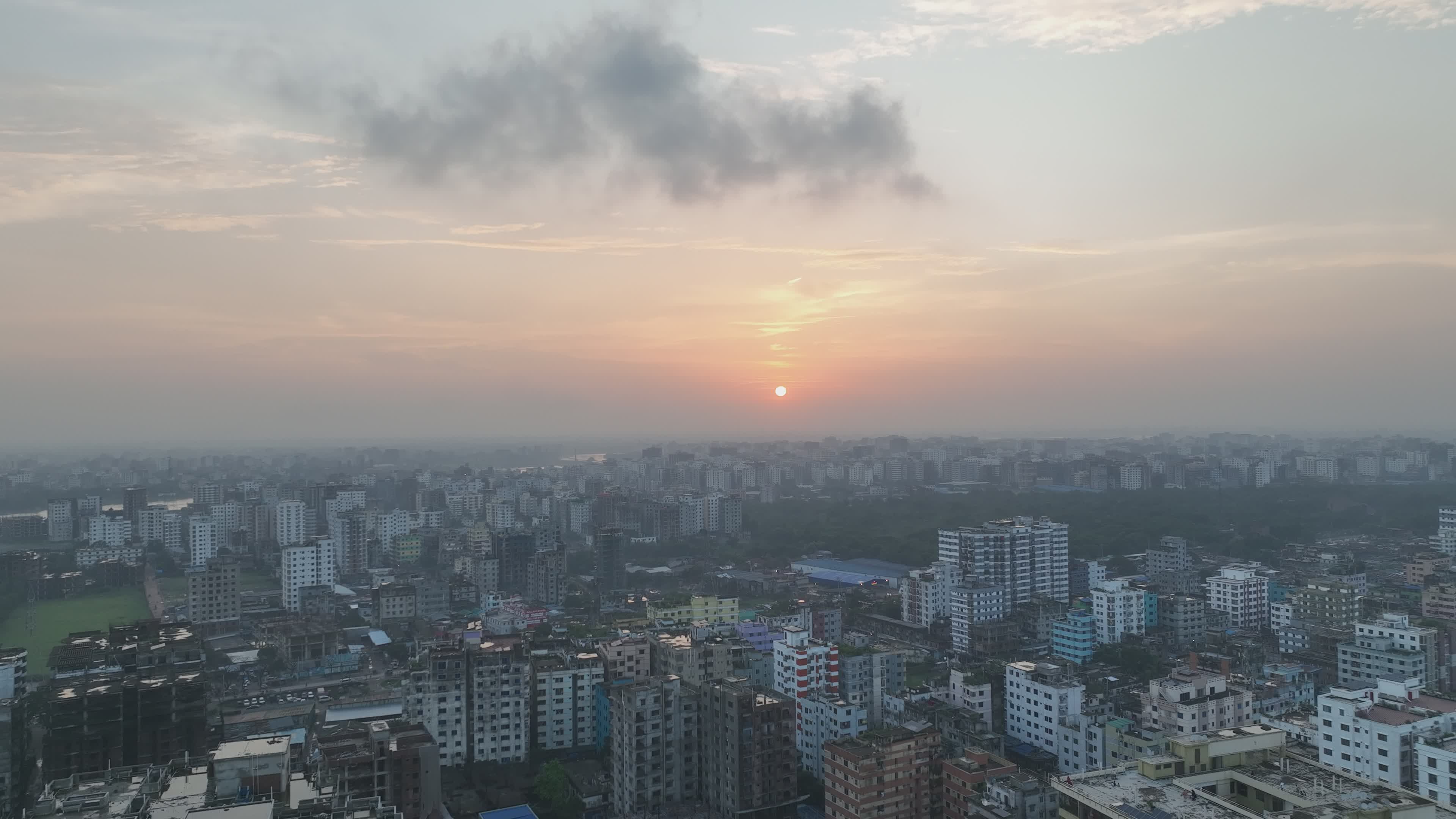 Drone Footage of an Urban City Free Stock Video Footage, Royalty-Free ...
