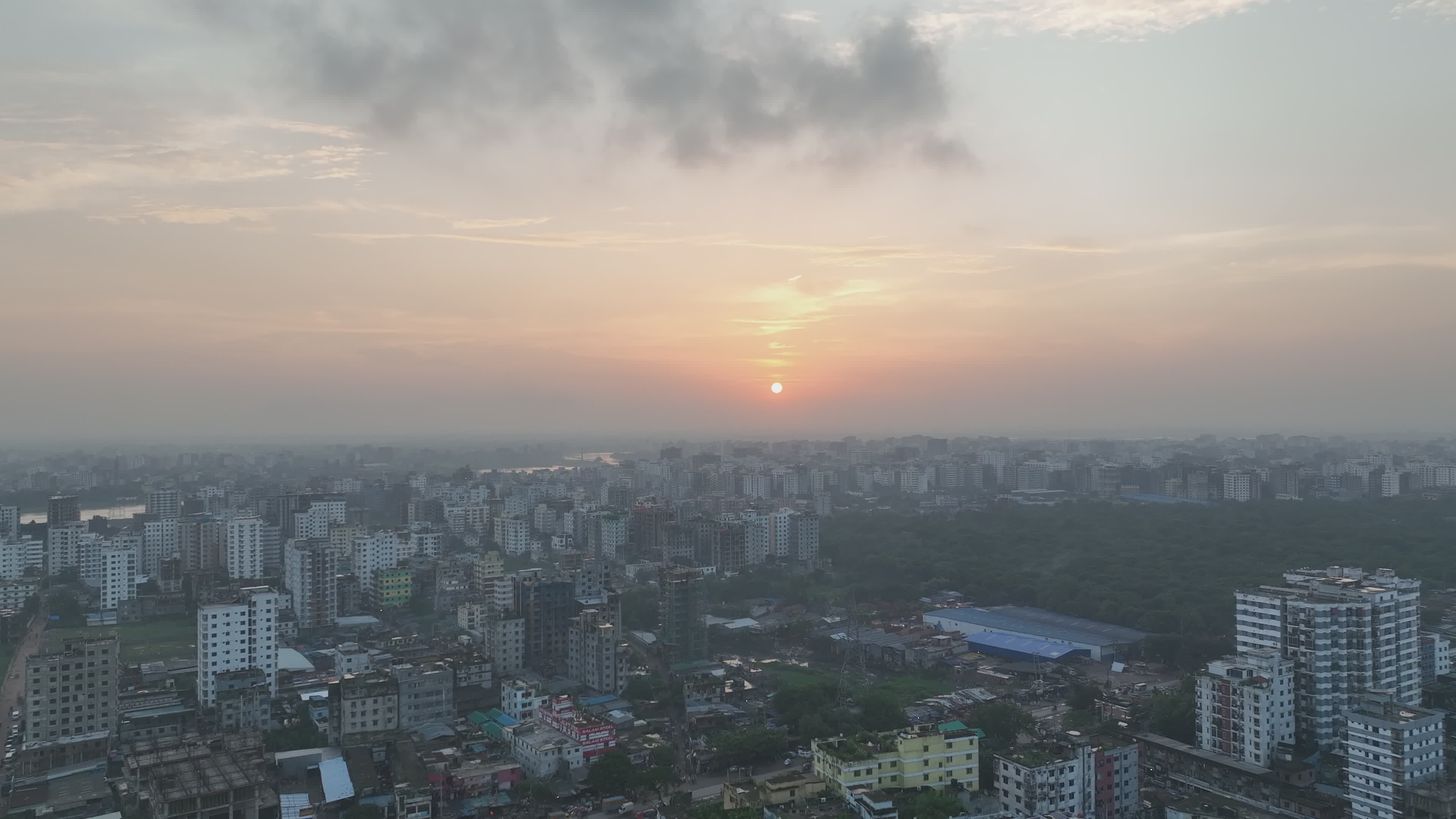 Drone Footage of an Urban City Free Stock Video Footage, Royalty-Free ...