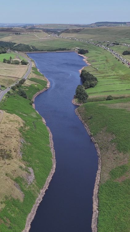 Aerial View of Serene River and Lush Green Landscape Free Stock Video ...