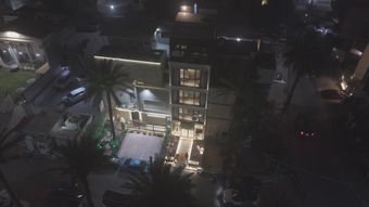 住宅灯光和建筑立面视频素材免费下载视频素材