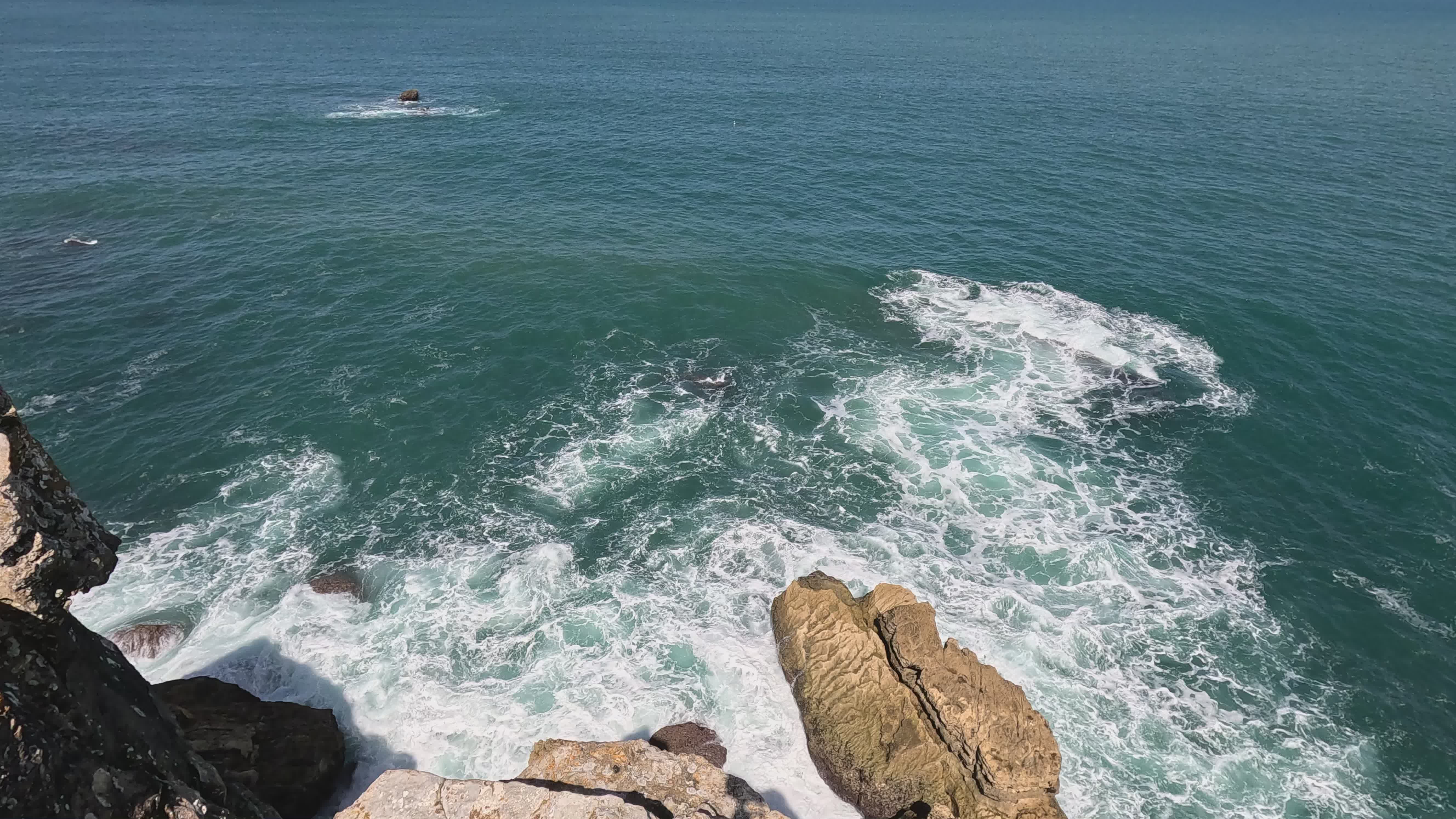 Stunning Ocean Waves Crashing on Rocky Shore Free Stock Video Footage ...
