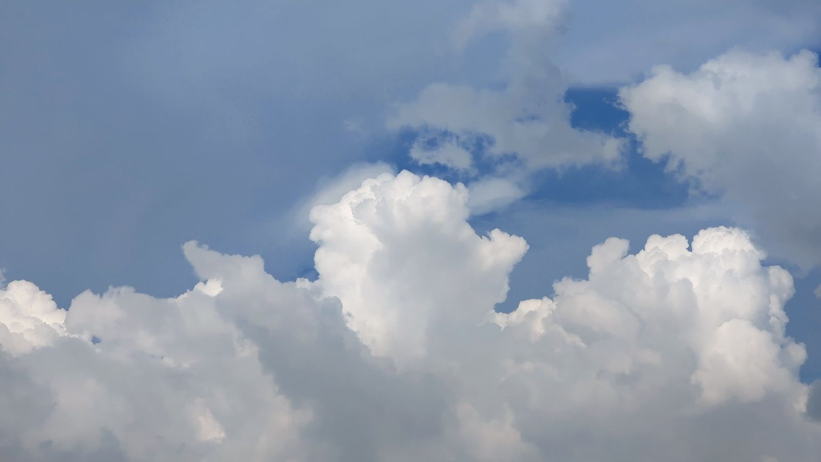 Beautiful Cumulus Clouds in Blue Sky Free Stock Video Footage, Royalty ...