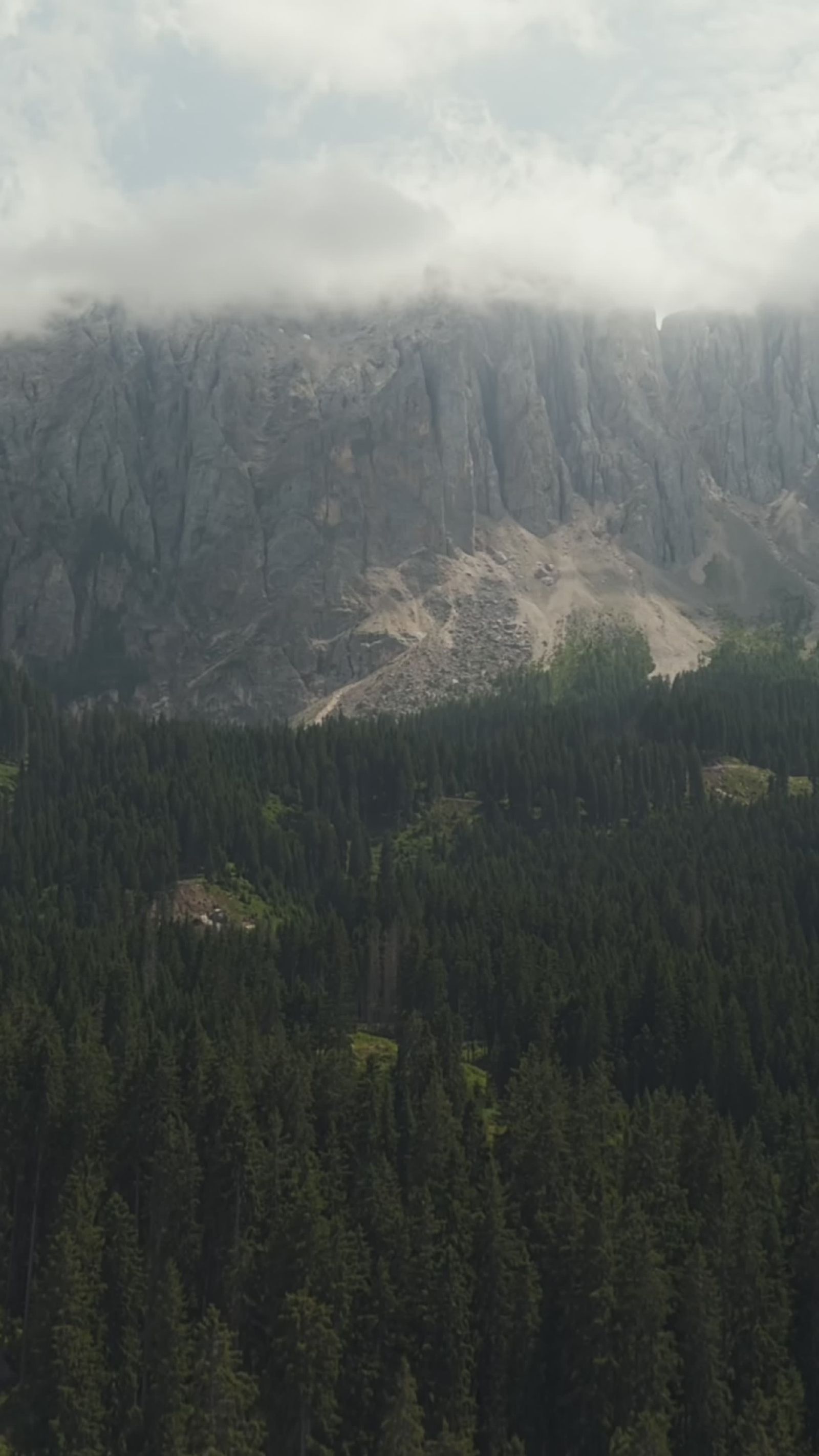 Footage of a Foggy Mountain Free Stock Video Footage, Royalty-Free 4K ...